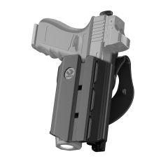 Orpaz T40 Series Holster with Light OWB Level II Retention Paddle Holster
