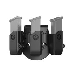 Orpaz Triple Steel Magazine Holster with Paddle Attachment